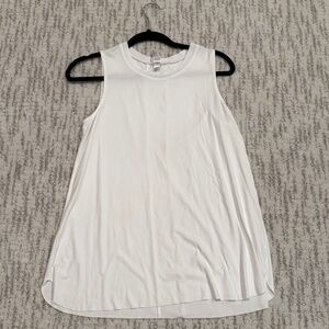 Spanx Perfect Length Muscle Tank Black Activewear Lightweight